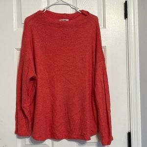 Old Navy Coral/ Pink Cowl Neck Sweater